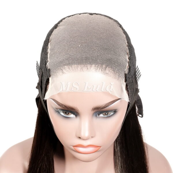 Straight 4x4 5x5 6x6 7x7 Transparent Closure Wig - Image 10